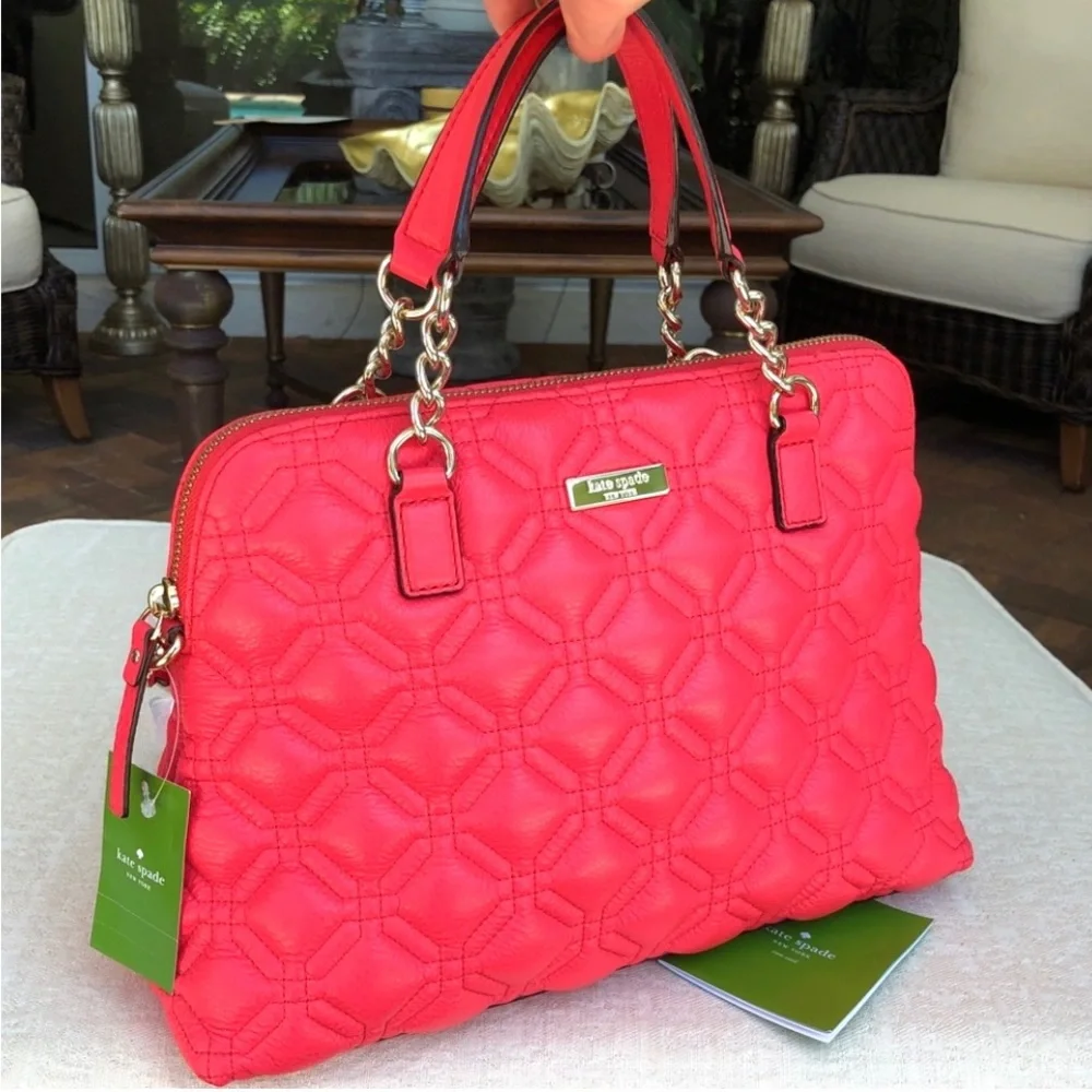 KATE SPADE KATE SPADE small rachelle astor court satchel crossbody leather